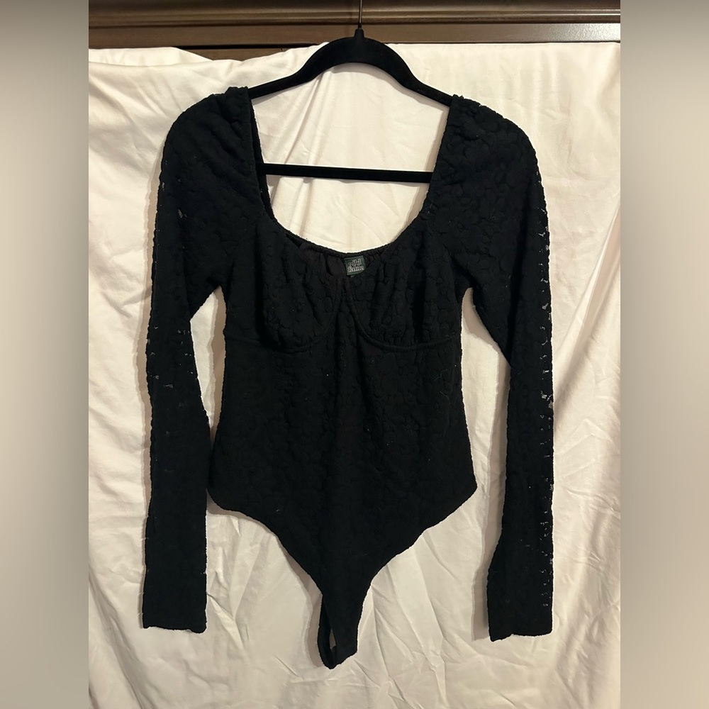 black bodysuit
